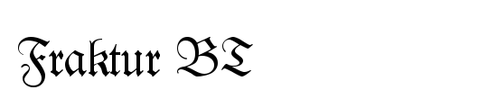 Fraktur BT