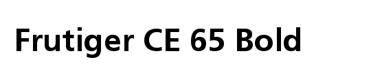 Frutiger CE 45 Light