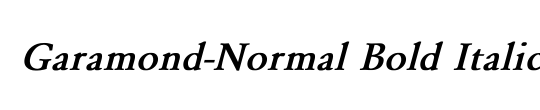 Garamond-Normal Condensed