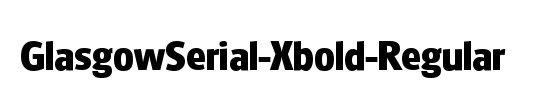 GlasgowSerial-Xbold