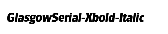 GlasgowSerial-Xbold