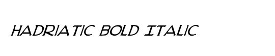 Hadriatic Bold