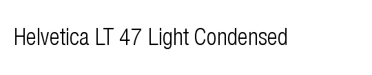 Helvetica LT Light