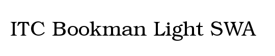 Bookman LT Light