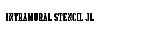 Stencil Gothic JL