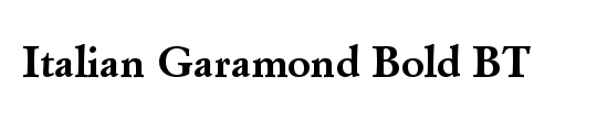 Italian Garamond