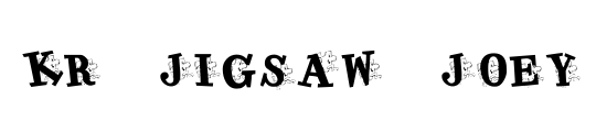 Fonts Bomb JiGSAW