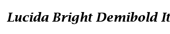 Lucida Bright Math Italic