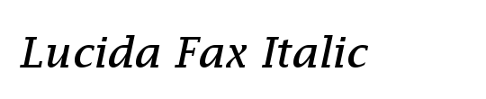 Lucida Fax