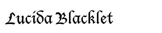 Blacklet