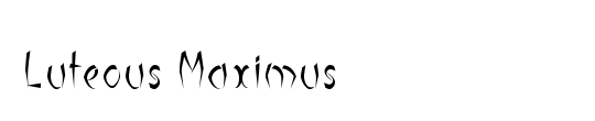 Luteous Maximus