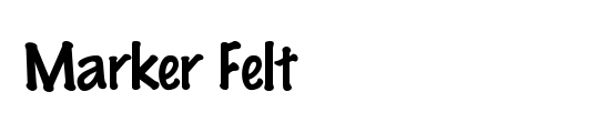 felt script