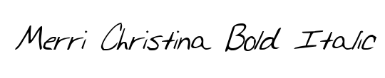 Merri Christina Italic