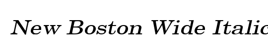 New Boston Condensed