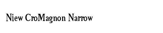 Niew CroMagnon Narrow