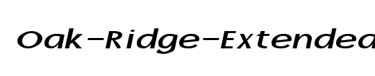 Oak-Ridge-Condensed