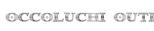 Occoluchi Italic Outline