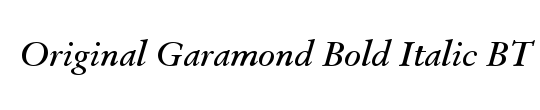 Original Garamond