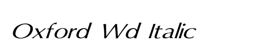 Oxford Italic