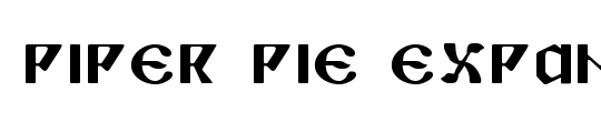 Piper Pie 3D Italic