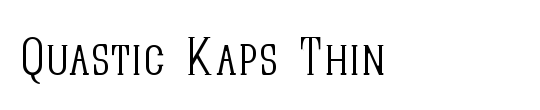 Quastic Kaps Thin