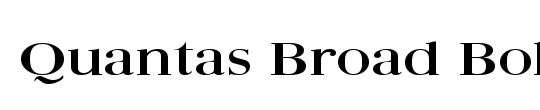 Quantas Broad Extrabold