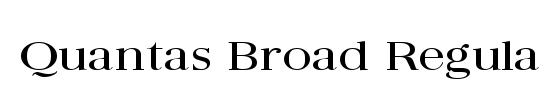 Quantas Broad Extrabold