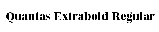 Quantas Broad Extrabold