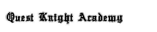 Quest Knight Italic