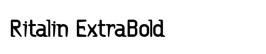 Ritalin ExtraBold