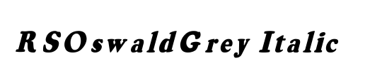 RSOswaldGrey italic