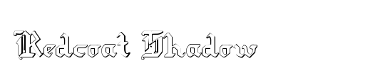 Redcoat Shadow Italic