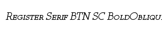 Register Serif BTN SC