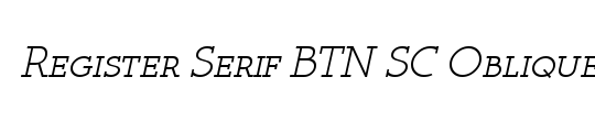 Register Serif BTN SC
