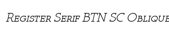 Gasoline Serif BTN