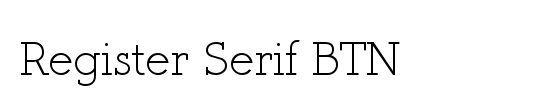 Register Serif BTN SC