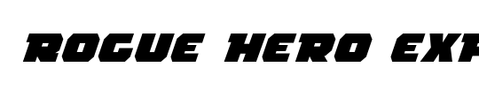 Rogue Hero Expanded Italic