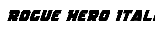 Rogue Hero Expanded Italic