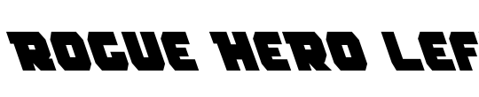 Rogue Hero Expanded Italic