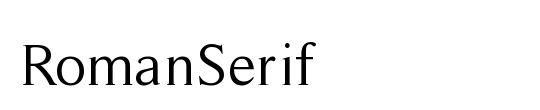 RomanSerif