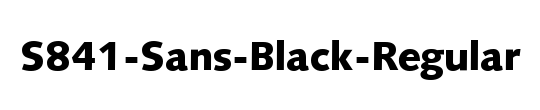 S841-Sans-Black
