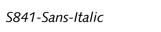 Uni Sans Regular Italic