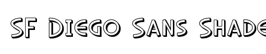 Sans Serif Shaded