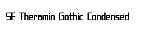 SF Theramin Gothic Condensed