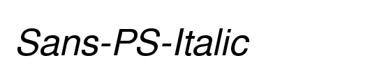 Uni Sans Regular Italic