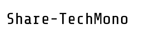 Share Tech Mono