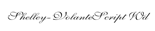 Shelley-VolanteScript Th