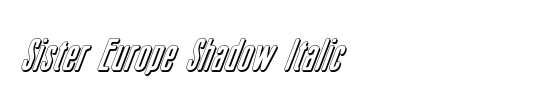 QuickGear Shadow Italic