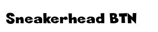 Sneakerhead BTN Condensed