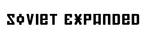 Soviet X-Expanded Italic